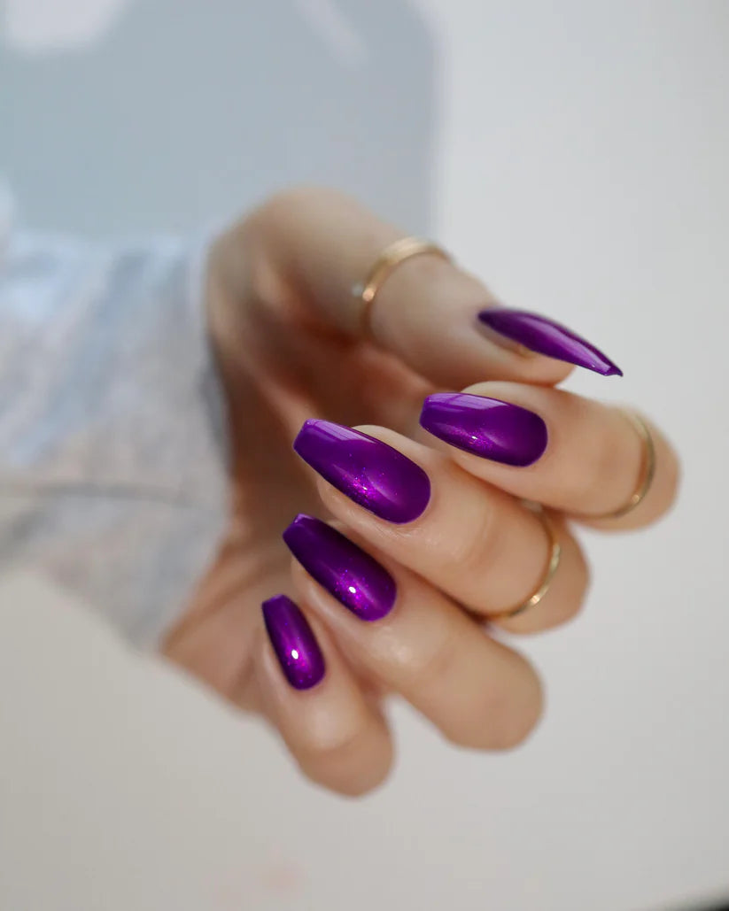 Lurid Lacquer- Indomitable Purple Pink Shimmer Nail Polish I Love My Polish 