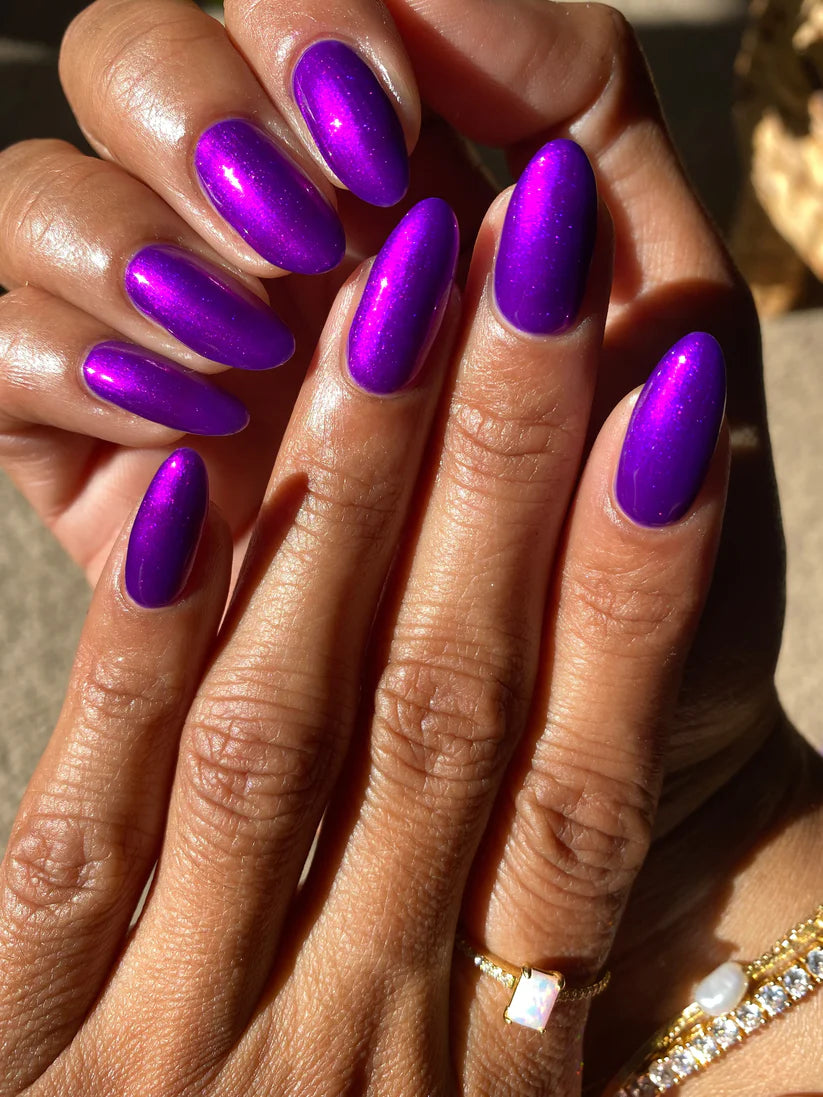 Lurid Lacquer- Indomitable Purple Pink Shimmer Nail Polish I Love My Polish 