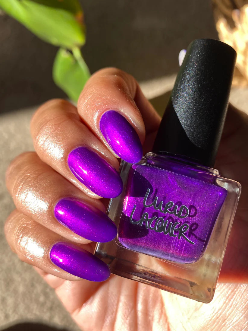 Lurid Lacquer- Indomitable Purple Pink Shimmer Nail Polish I Love My Polish 