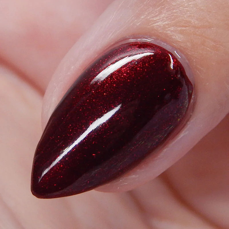 Lurid Lacquer- Blood Bag Maroon Red Nail Polish at I Love My Polish