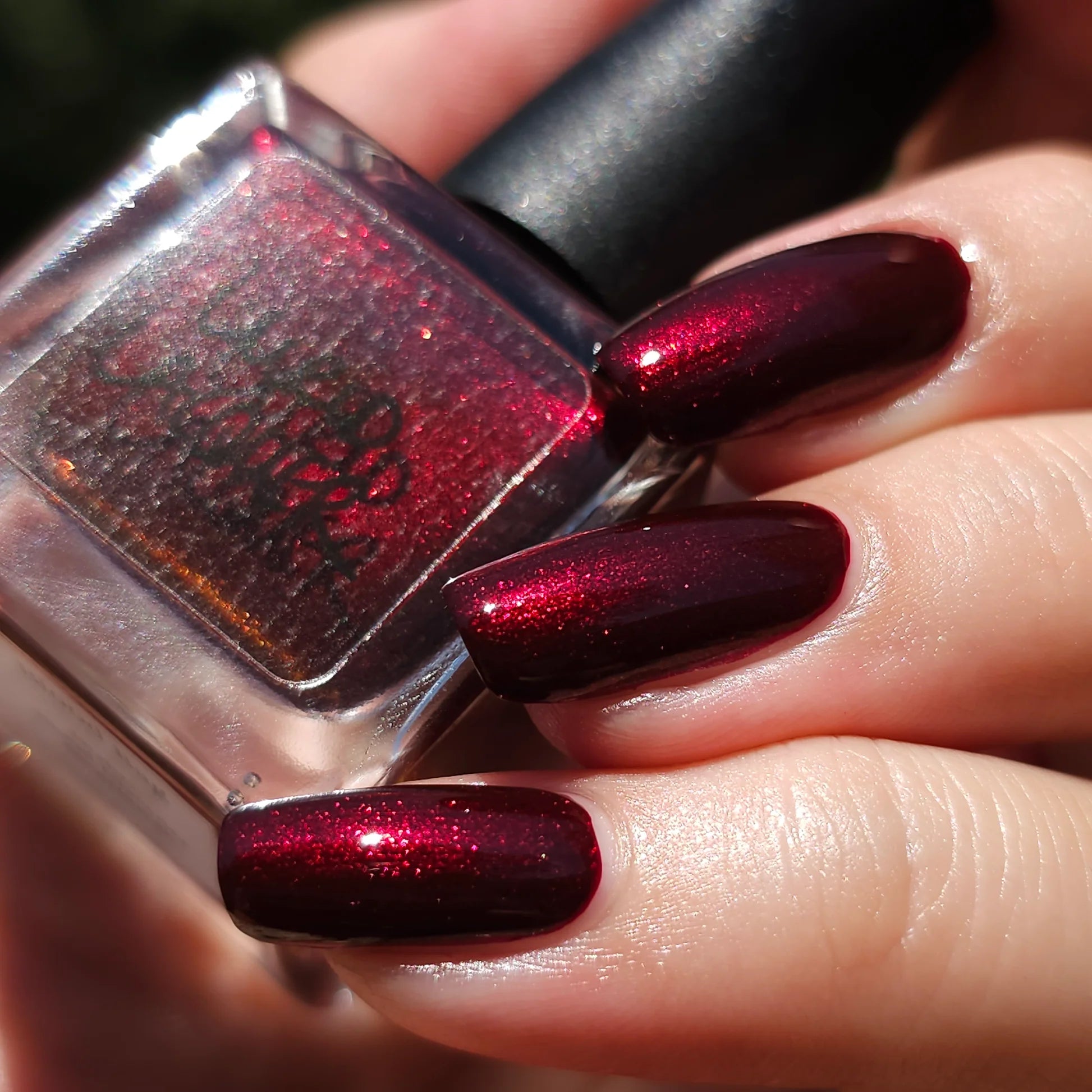Lurid Lacquer- Blood Bag Maroon Red Nail Polish at I Love My Polish