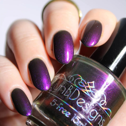 LynB Designs- You Wish Purple Nail Polish I Love My Polish