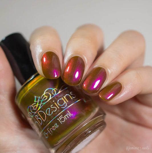 Lynb Designs- Balatron Olive Green Nail Polish I Love My Polish