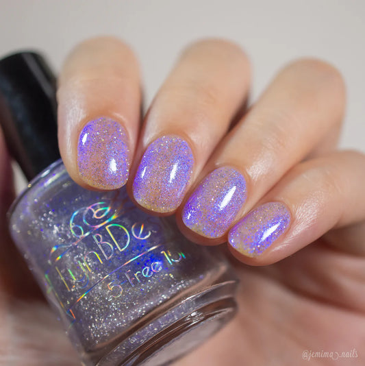 Lynb Designs- You’re Such a Sweet Tart Blue Reflective Glitter Nail Polish I Love My Polish
