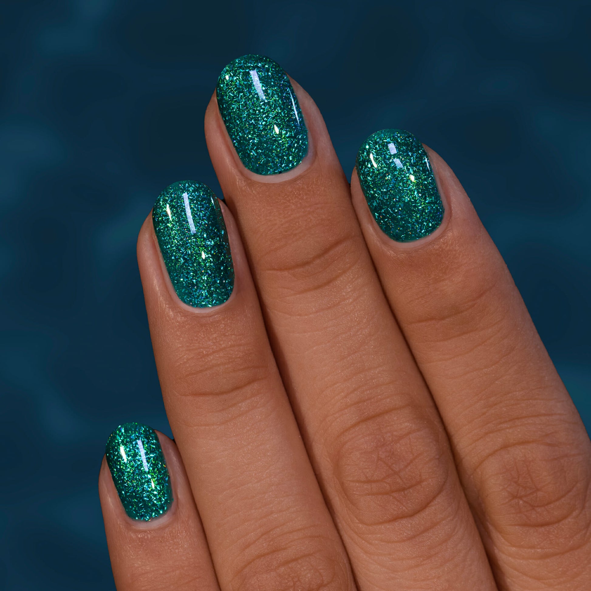 ILNP Paradise - Tropical Teal-Green Holographic Jelly Nail Polish I Love My Polish