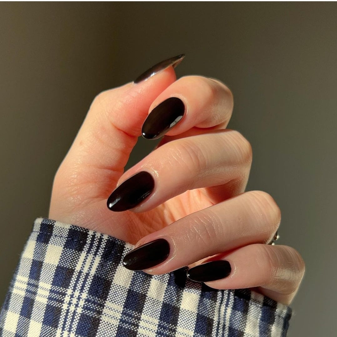 Lights Lacquer- Frenemies (Black Jelly Nail Polish) I Love My Polish