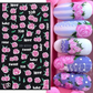 Pink Roses Valentine's Day 5D Nail Sticker