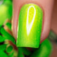 Scriptor- Will-O-the-Wisp Neon Green Nail Polish With Golden Glitter I Love My Polish
