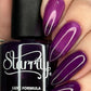 Starrily- Crown Jelly Solid Purple Jelly Nail Polish I Love My Polish