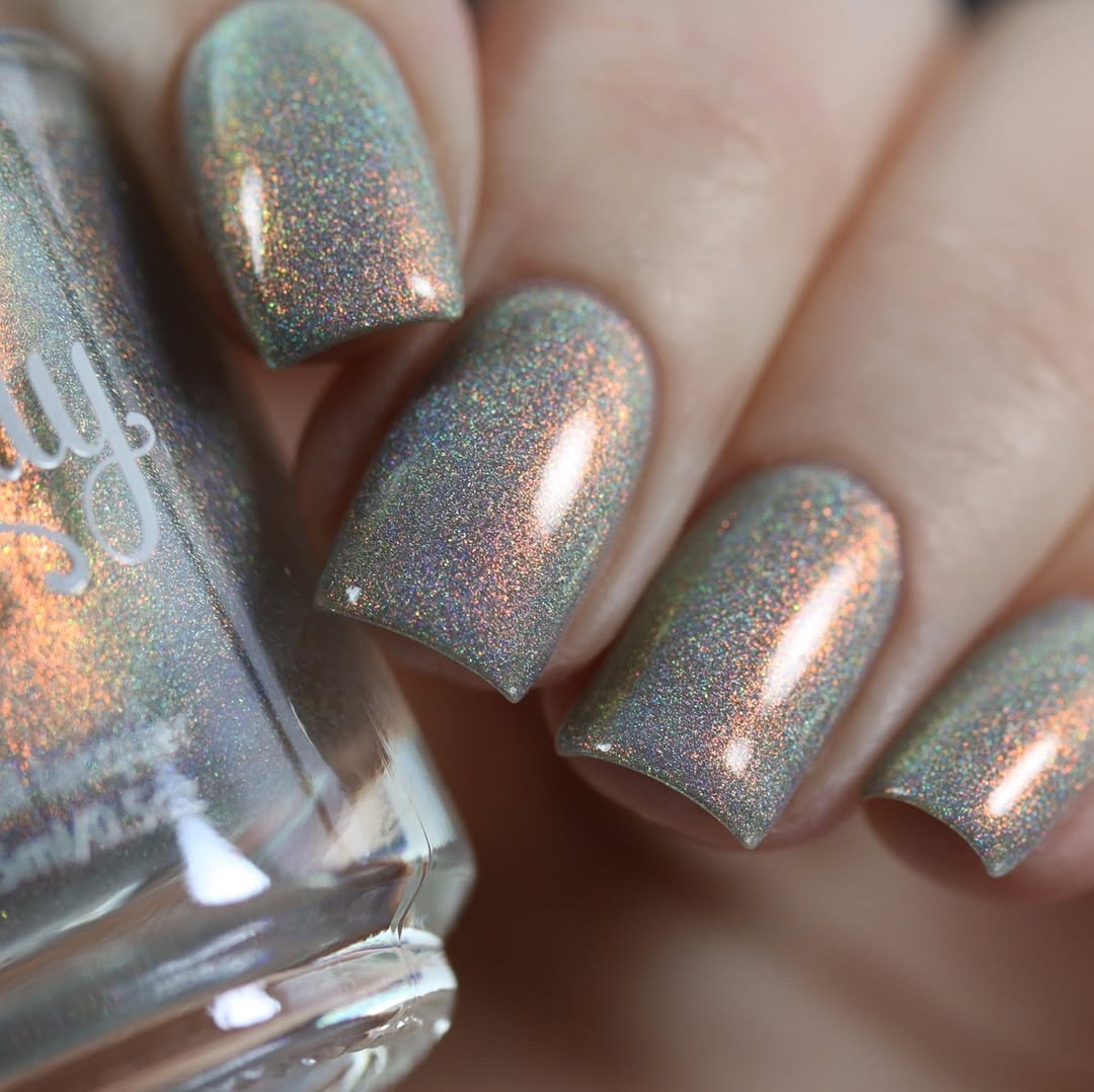 Starrily- Moon Beam Cream Holographic Nail Polish I Love My Polish