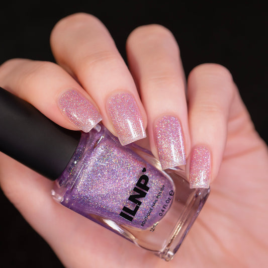 ILNP- Sugar Cube Purple Holographic Glitter Nail Polish I Love My Polish