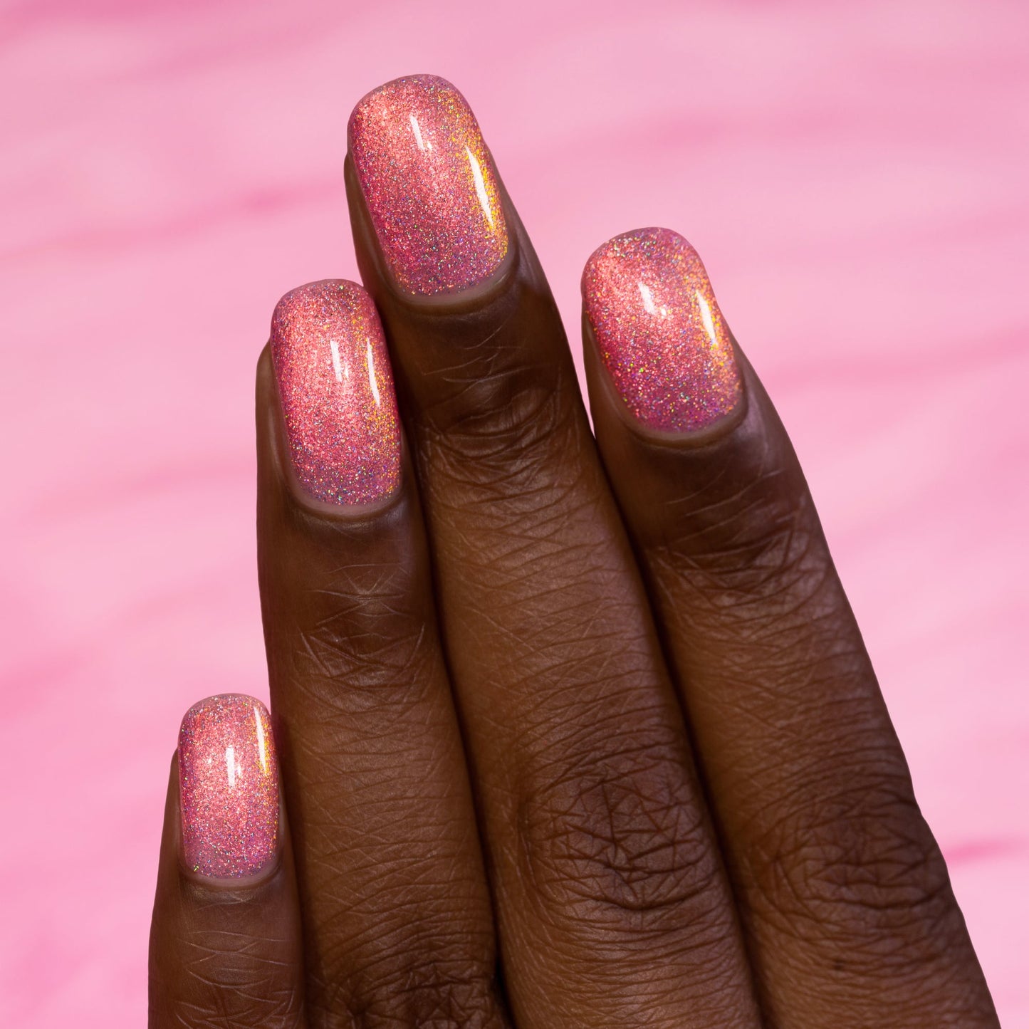 ILNP- Sweet Tooth Pink Jelly Holographic Nail Polish I Love My Polish