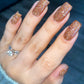 Dam- The Stakes Are Deadly Brown Orange Silver Holographic Reflective Glitter Nail Polish I Love My Polish