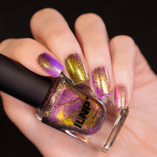 ILNP- Unraveled - Gold to Magenta Magnetic Shimmer Nail Polish I Love My Polish