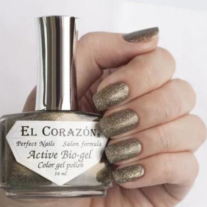 El Corazon 423/461 Active Bio-gel Gemstones - Pyrite I Love My Polish