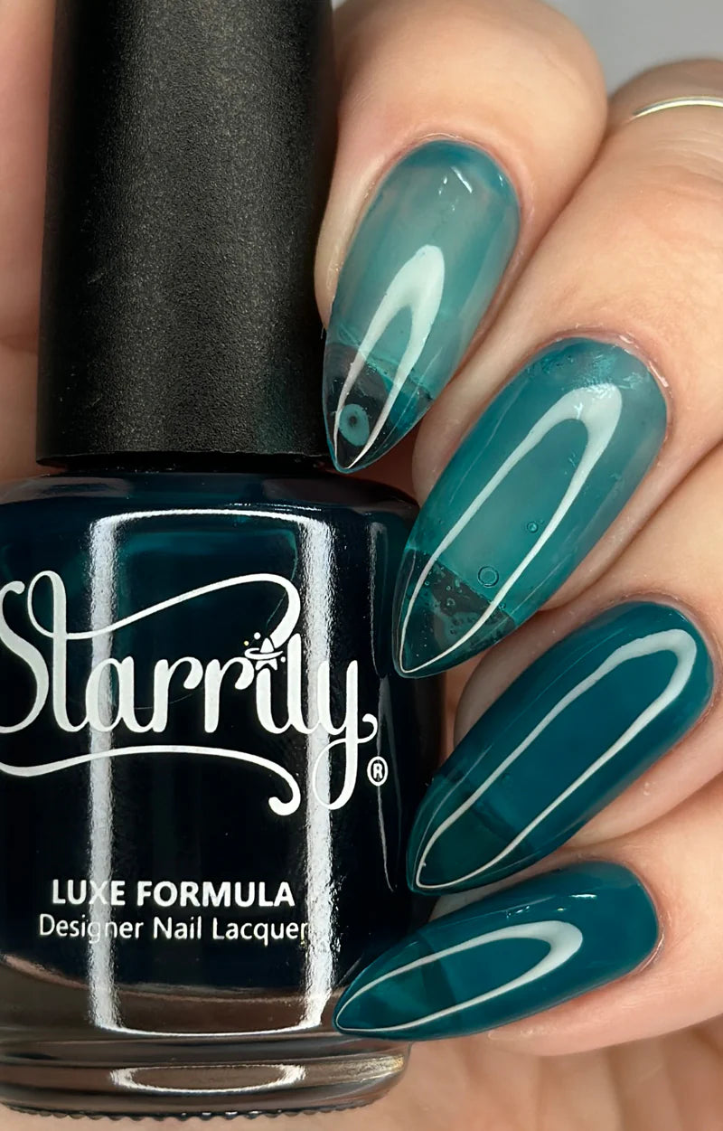 Starrily- Crystal Jelly Green Jelly Nail Polish I Love My Polish