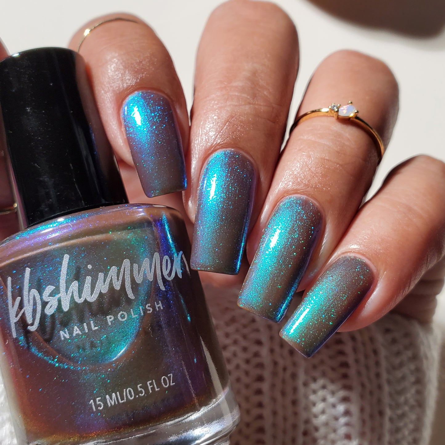 KBShimmer- Dead Ringer Blue Purple Multichrome Iridescent Nail Polish