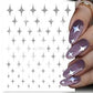 Silver Diamond Nail Sticker