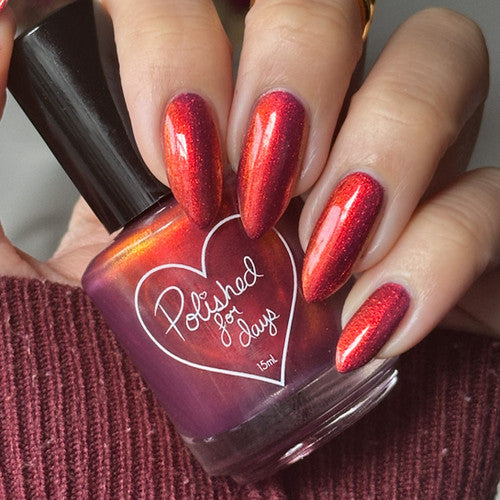 Polished For Days- Velvet Bow I Love My Polish