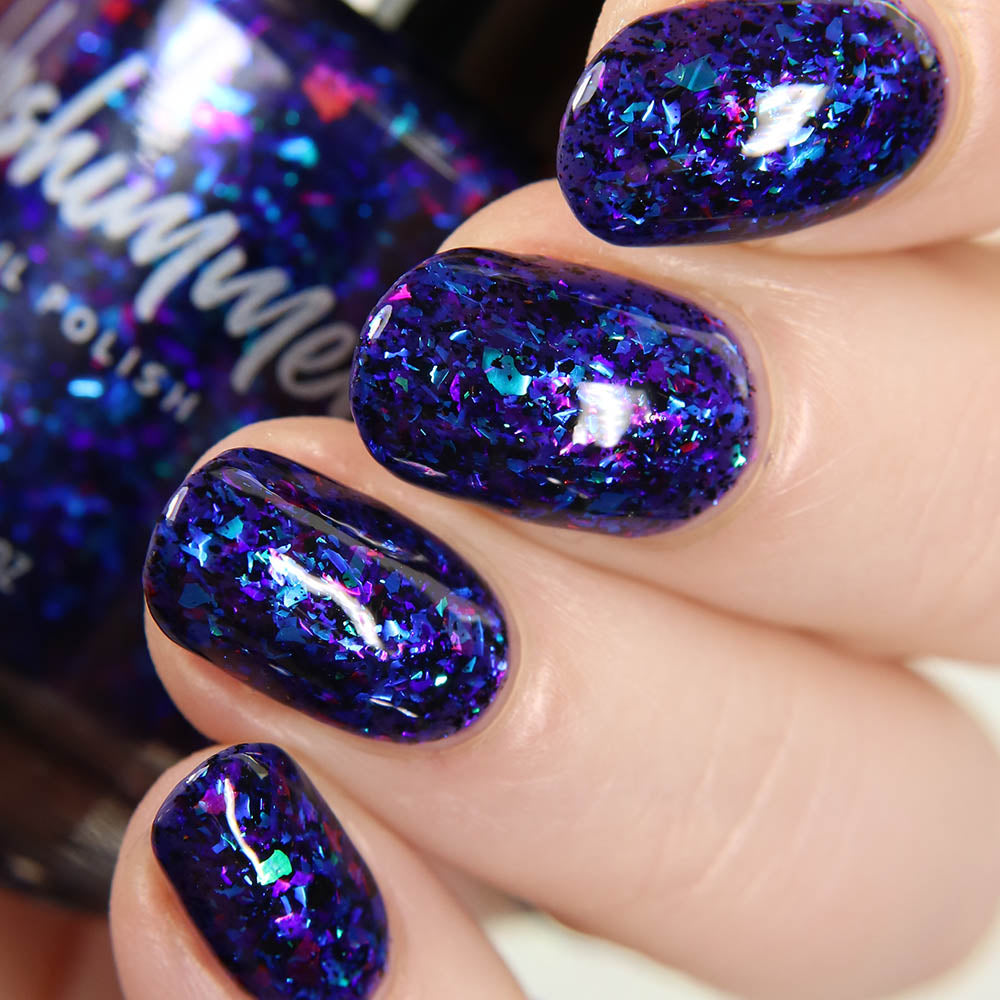 KBShimmer- Get Your Knit Together Blue Purple Pink Nail Polish 