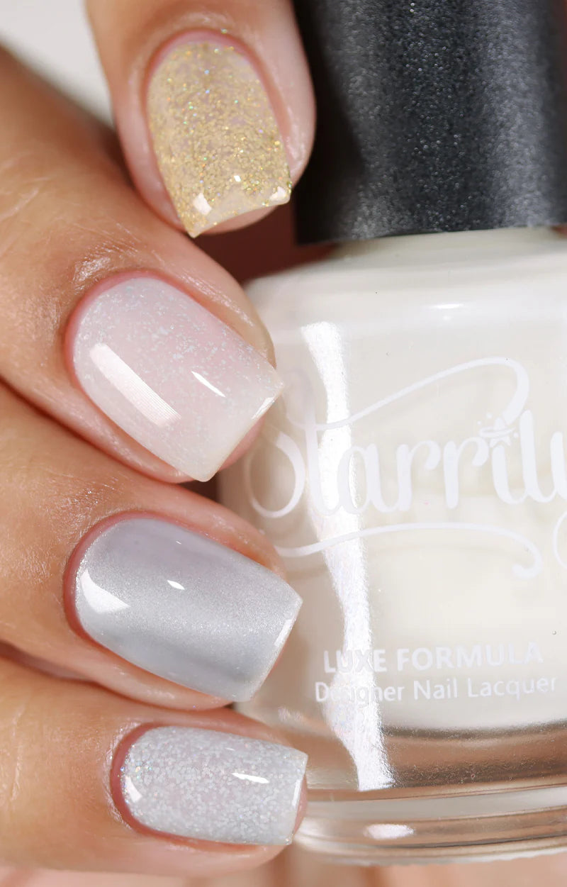 Starrily- Ghost Jelly White Base Coat and Top Coat Nail I Love My Polish