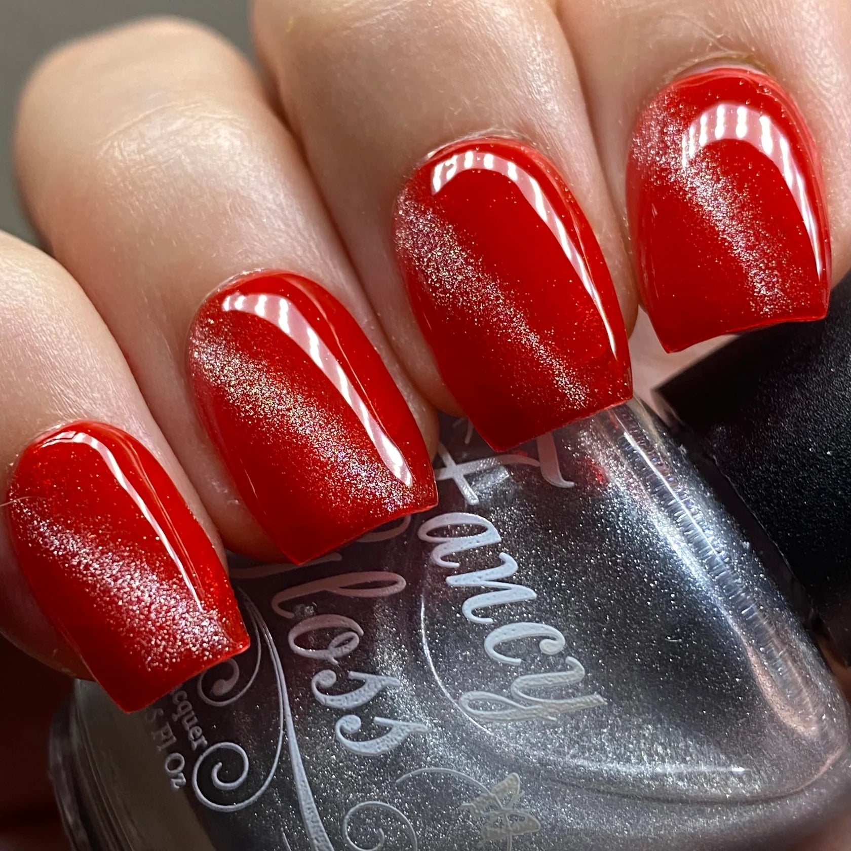 Fancy Gloss- Silver Magnetic Top Coat I Love My Polish