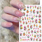 Tulip Floral Spring Chameleon Nail Art Sticker