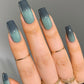 Mooncat- Sagebrush Green Black Thermal Holographic Glitter Nail Polish I Love My Polish