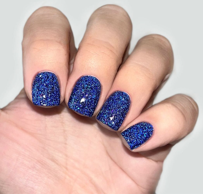 Summer Night Lights- Navy, Coral, Pink, Blue Glitter Nail Dip Powder –  Nellie Belle's Nails