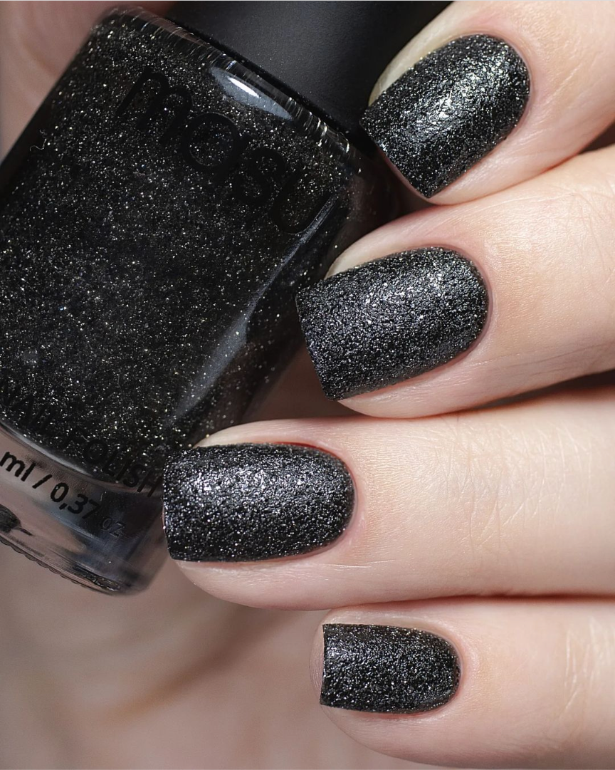 ILNP Cursed - Festive Black Shimmer Nail Polish