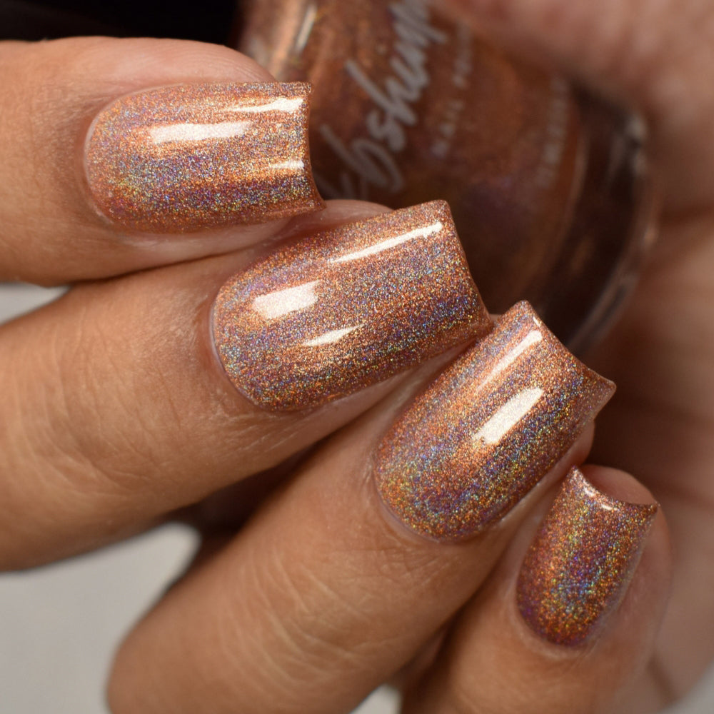 KBShimmer- Perfectly Seasoned Cream Caramel Holographic Nail Polish