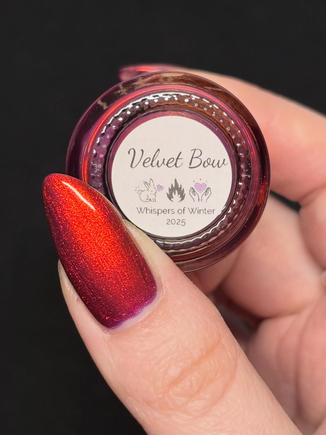 Polished For Days- Velvet Bow I Love My Polish