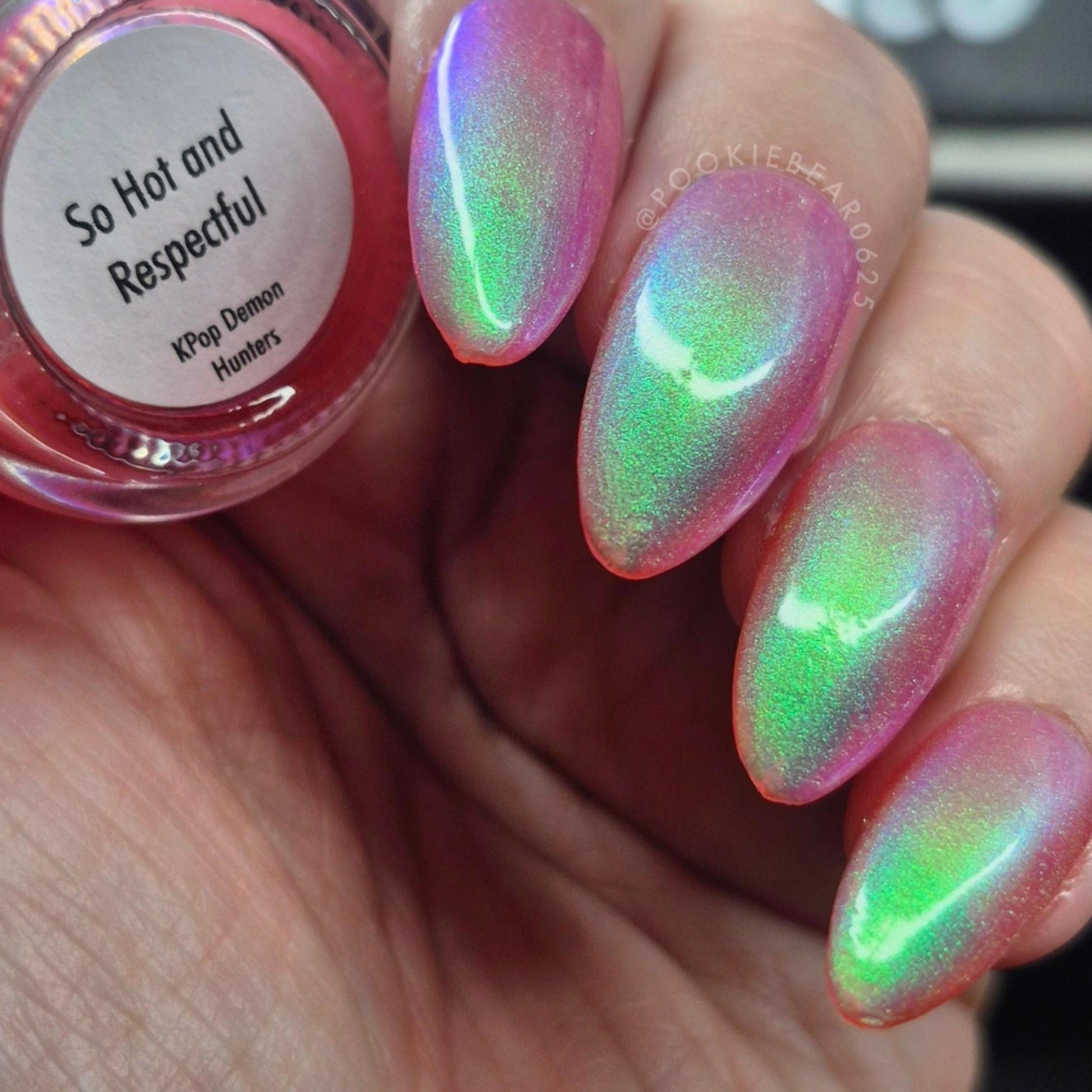 Bees Knees Lacquer- So Hot and Respectful I Love My Polish