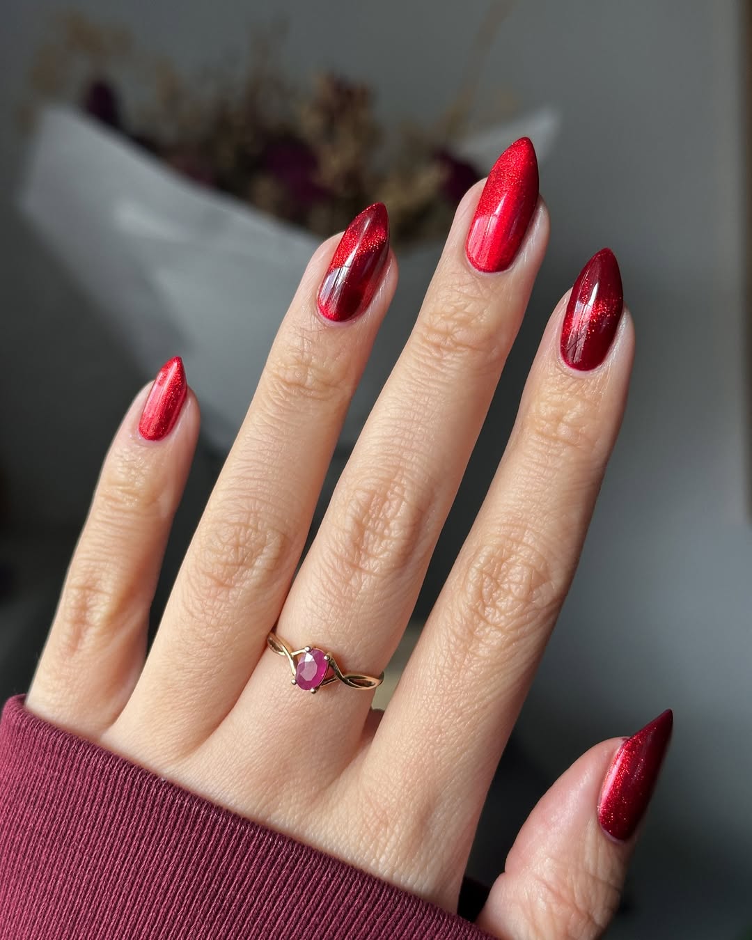 Bees Knees Lacquer- Pomegranate Seeds I Love My Polish