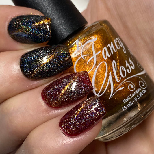 Fancy Gloss- Bronze Magnetic Top Coat I Love My Polish