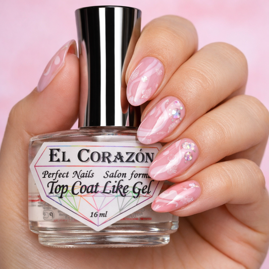 El Corazon- Top Coat Like Gel I Love My Polish