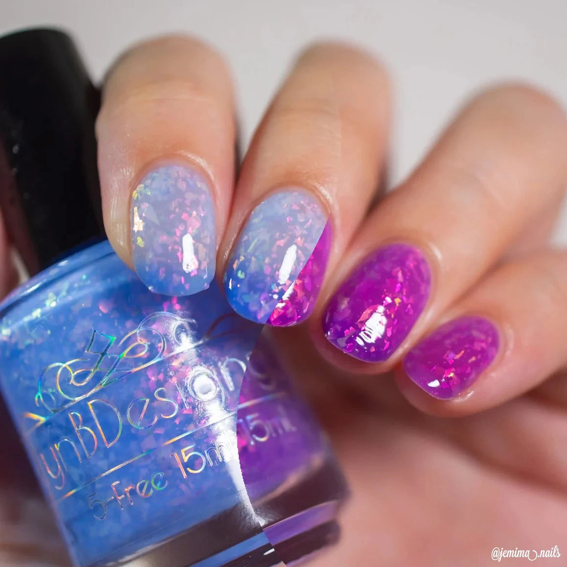 LynB Designs- Butterfly Pea Flower Lemonade I Love My Polish