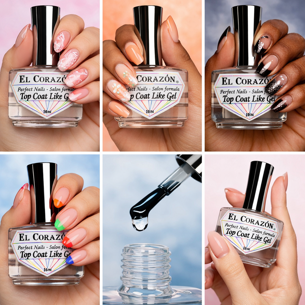 El Corazon- Top Coat Like Gel I Love My Polish