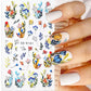 Floral 5D Embossed Nail Art Stickers