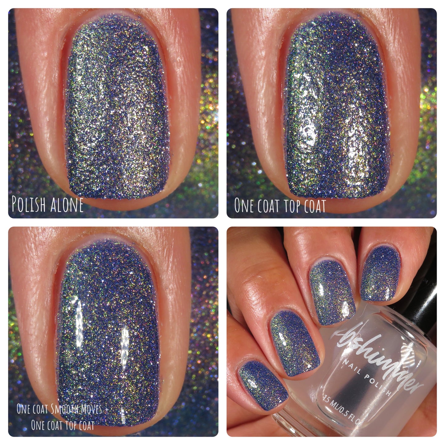 KBShimmer- Smooth Moves Base Coat Top Coat Nail Polish