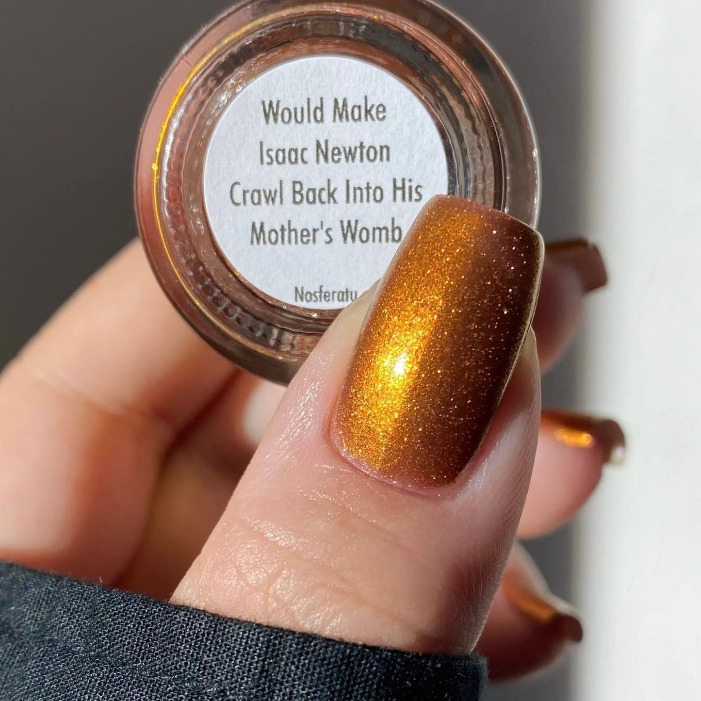 Bees Knees Lacquer- Would Make Isaac Newton Crawl Back Into His Mother's Womb I Love My Polish