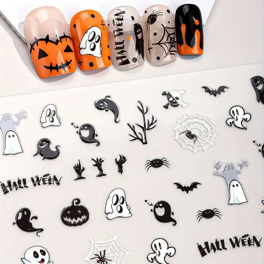 The-Dark Halloween Nail Art Stickers (Copy) I Love My Polish