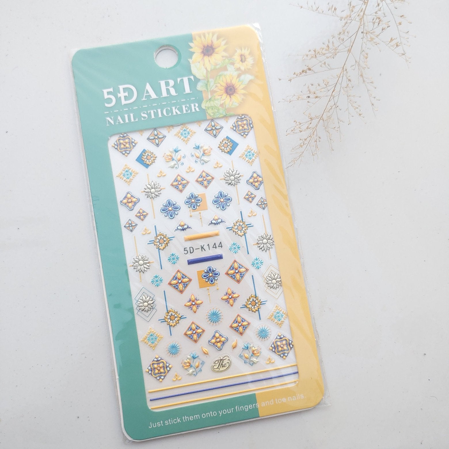 Moroccan Tile - 5D Nail Art Stickers I Love My Polish