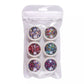 Set of 6 Multicolor Disco Round Sequins Krupali