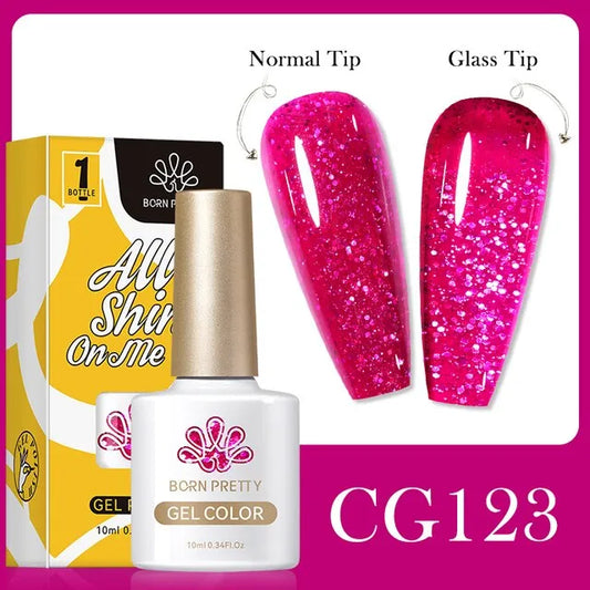 Born Pretty Gel Nail Polish Glitter Series- CG123 I Love My Polish