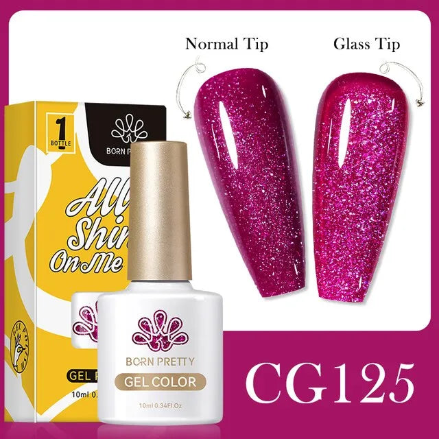 Born Pretty Gel Nail Polish Glitter Series- CG125 I Love My Polish