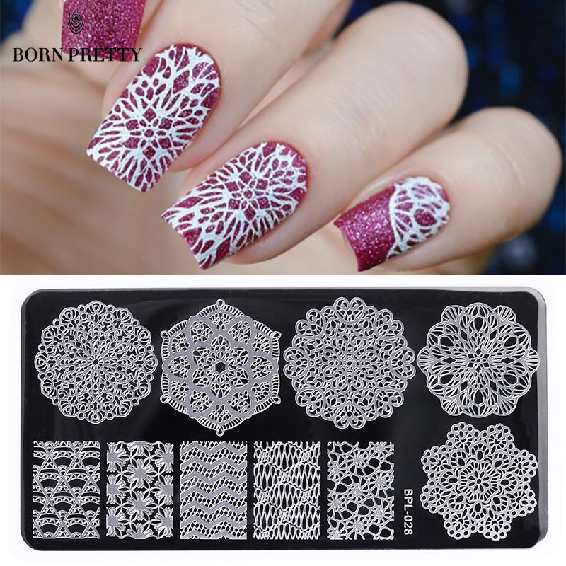 Born Pretty Stamping Plate - L028 I Love My Polish