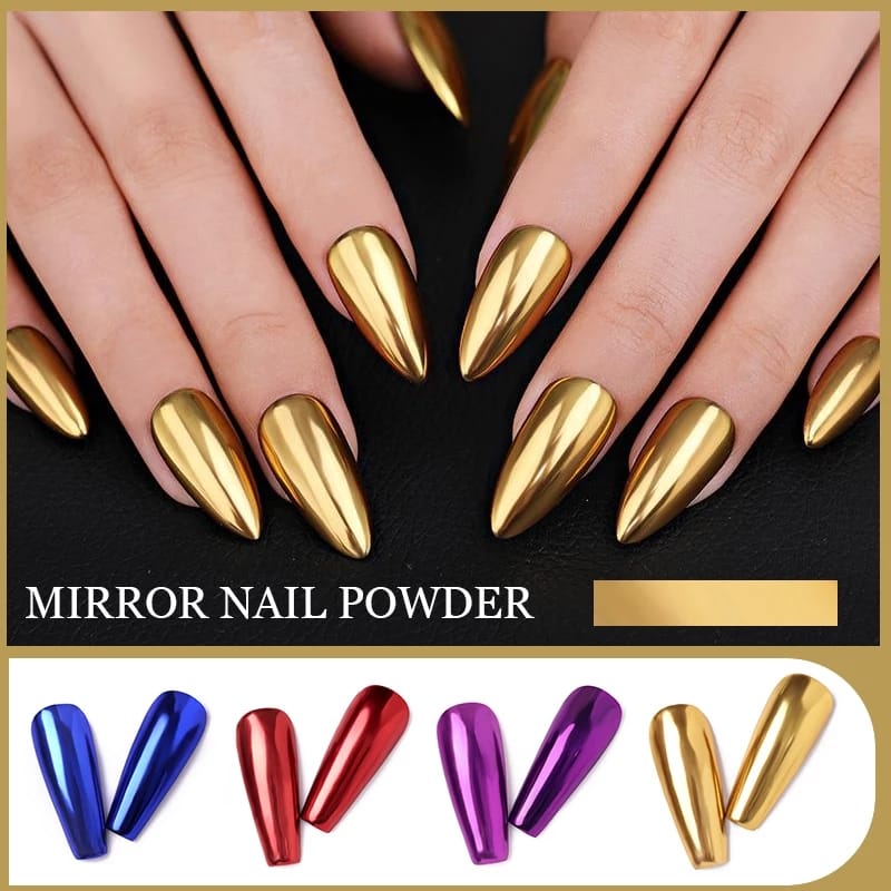 Mirror Chrome Nail Powder I Love My Polish