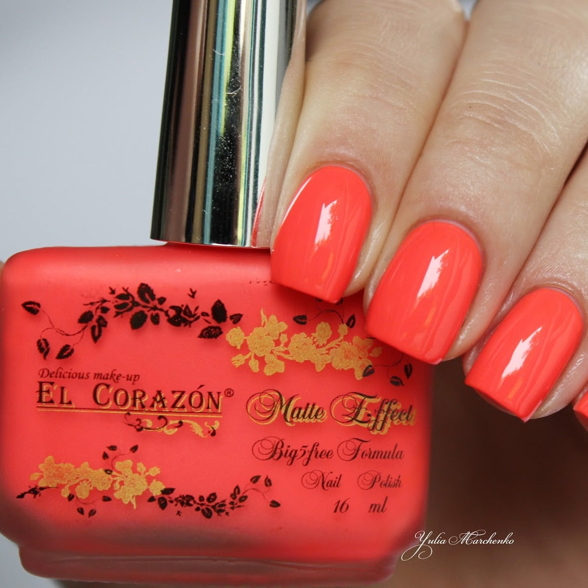 El Corazon Nail polish "Matte Effect Neon"- 143 I Love My Polish