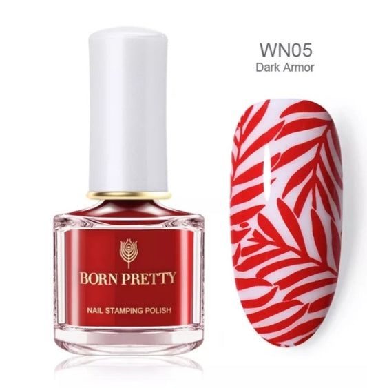 Born Pretty Red Stamping Nail Polish - BP-WN05 I Love My Polish